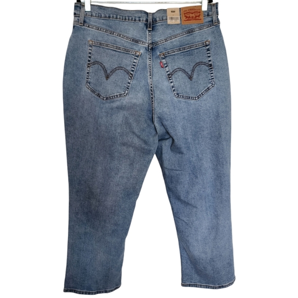 NWT Levi’s Wedgie Straight Distressed Jeans, 18w - Picture 5 of 5